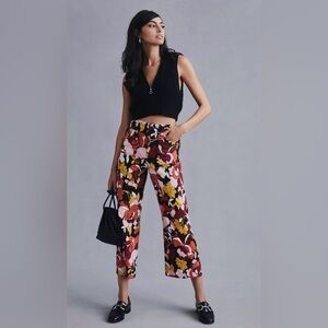 Maeve Colette floral pants from Anthropologie sz 32